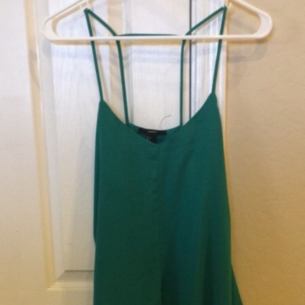 Teal mini dress